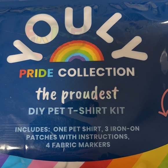Youly Pride Collection DIY Pet T-Shirt Kit - The Proudest *Benefits Animals* - Picture 1 of 8
